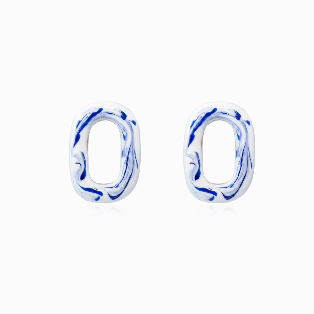 Brincos Geométricos em Aço Inoxidável 20x14mm