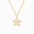 Colar Estrela Miyuki em Aço Inoxidável
