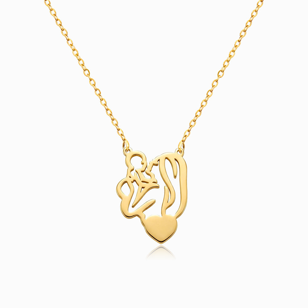 Colar Mãe e Filho Amor Eterno em Aço Inoxidável