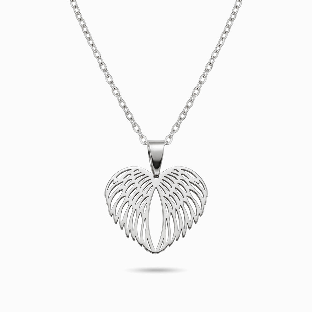 Colar Asa de Anjo em Aço Inoxidável