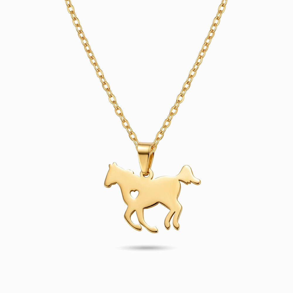 Colar Cavalo em Aço Inoxidável