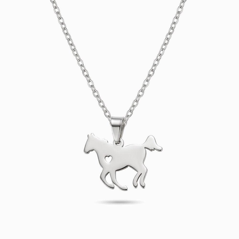 Colar Cavalo em Aço Inoxidável