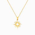Colar Sol em Aço Inoxidável