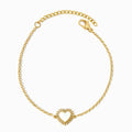 Pulseira Coração em Aço Inoxidável
