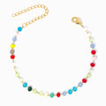 Pulseira com Cristal Mix em Aço Inoxidável