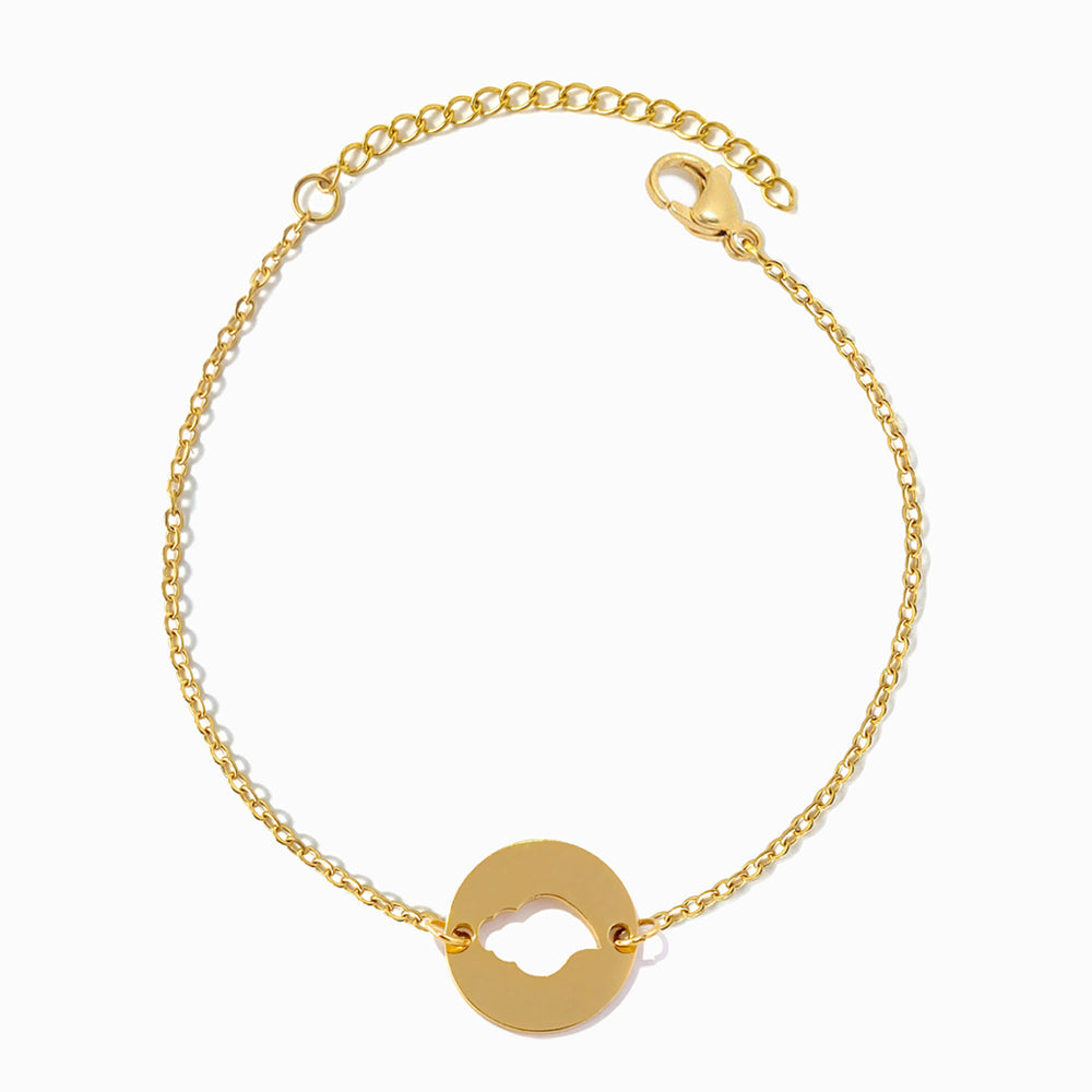 Pulseira Coração de Viana em Aço Inoxidável