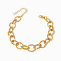 Pulseira de Corrente em Aço Inoxidável