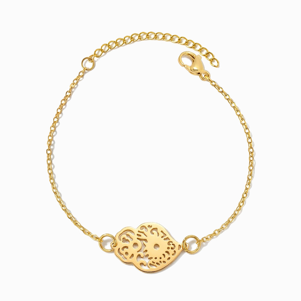 Pulseira Coração de Viana em Aço Inoxidável