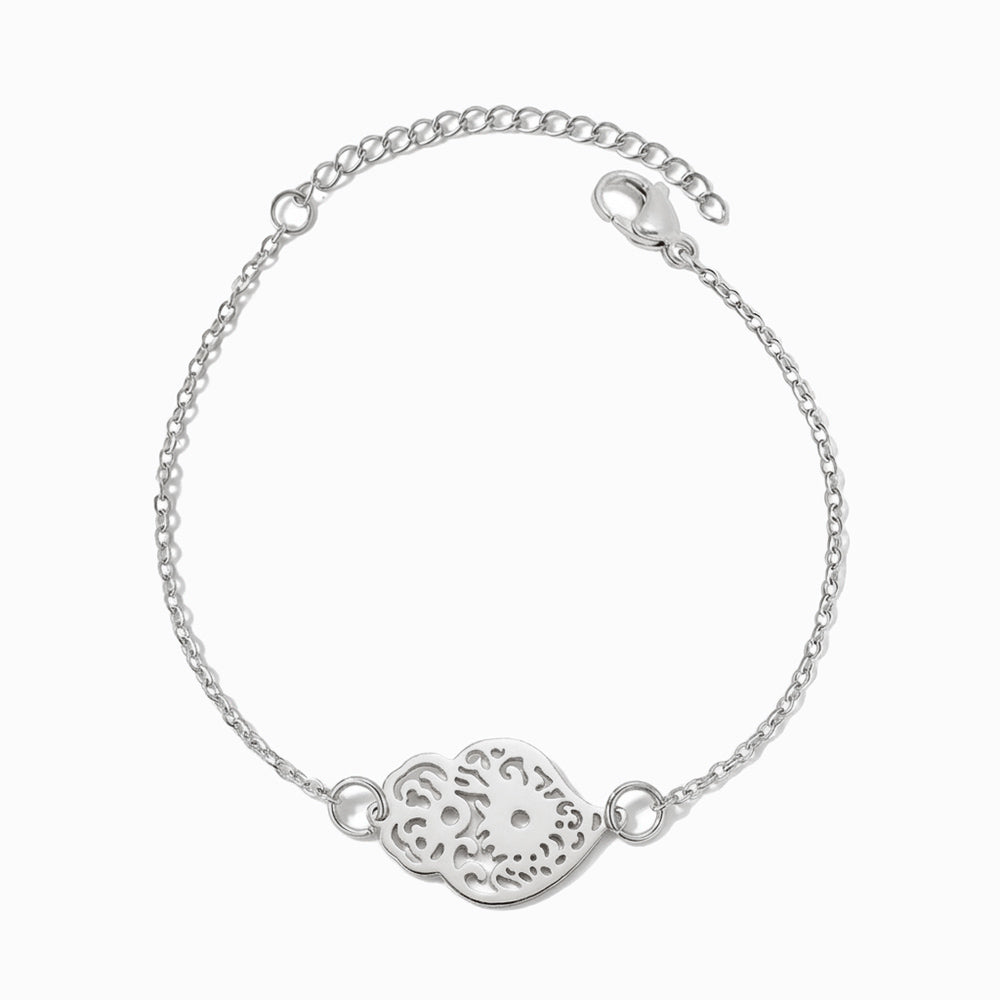 Pulseira Coração de Viana em Aço Inoxidável