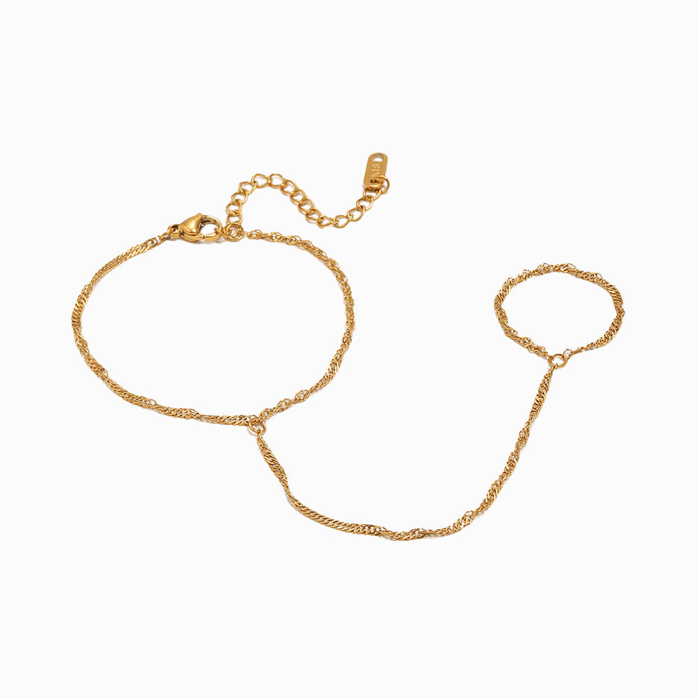 Pulseira Elegante em Aço Inoxidável