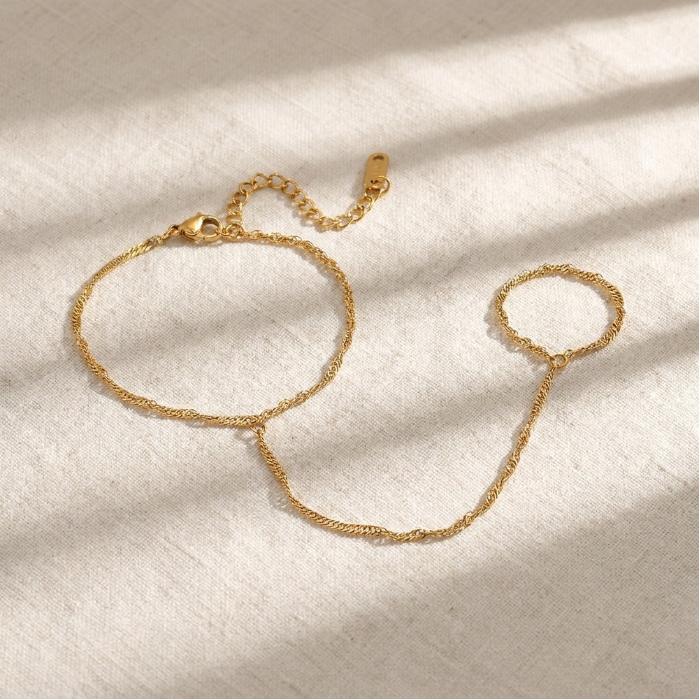 Pulseira Elegante em Aço Inoxidável