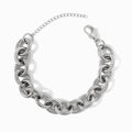 Pulseira Hip Hop 13mm em Aço Inoxidável
