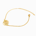 Pulseira Flor de Lótus - Aço Inoxidável