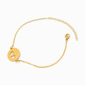 Pulseira Pegadas em Aço Inoxidável