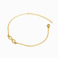 Pulseira Símbolo do Infinito em Aço Inoxidável