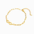 Pulseira Símbolo do Infinito em Aço Inoxidável