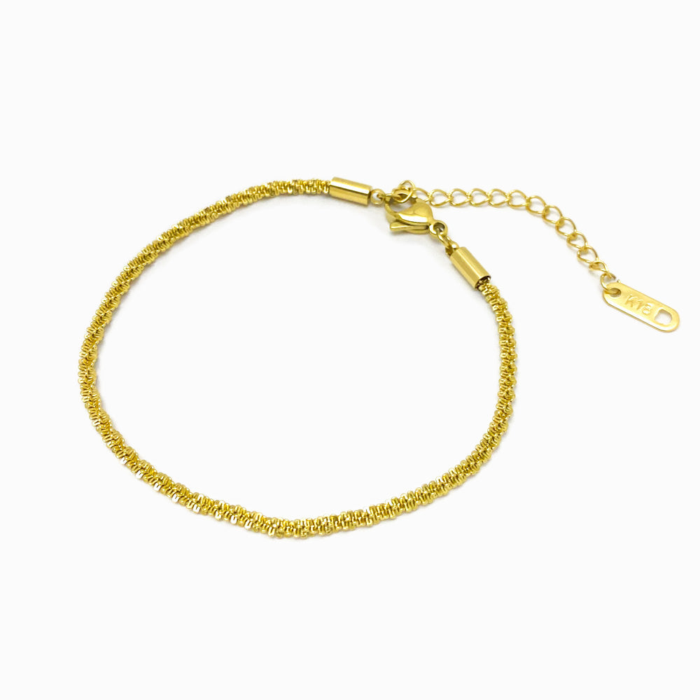 Pulseira de Pé em Aço Inoxidável