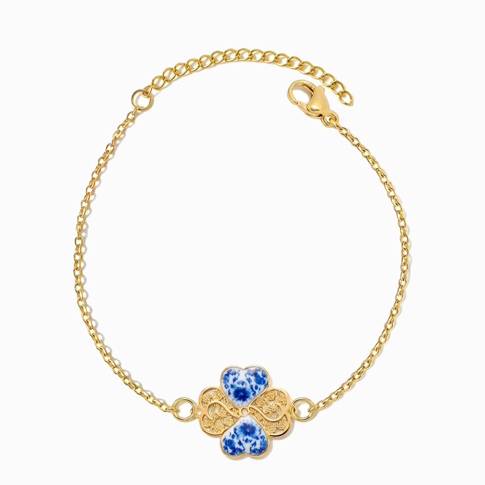 Pulseira Trevo em Aço Inoxidável