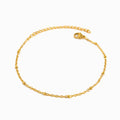 Pulseira com Bolinhas em Aço Inoxidável
